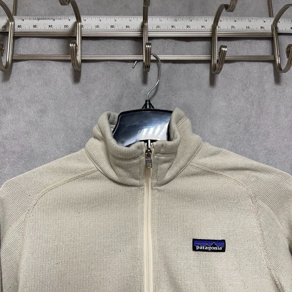 Patagonia Jackets & Blazers - Patagonia Sweater Women M Tan‎ Zip Better Sweater Fleece Jacket Active Outdoor